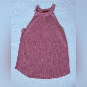 PrAna pink knit tank top size medium